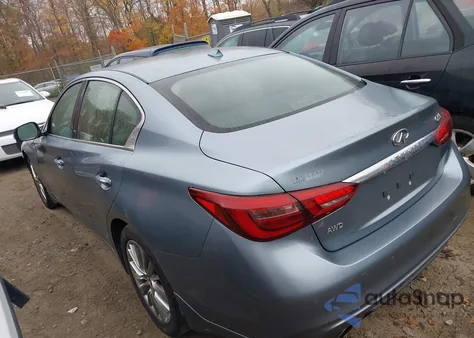 2018 Infiniti Q50 3.0T Luxe из США, поврежденный, VIN JN1EV7AR6JM437673